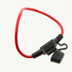 Держатель предохранителя плоского "Мини" с крышкой и проводом (до 30А, компл. 1 шт.)