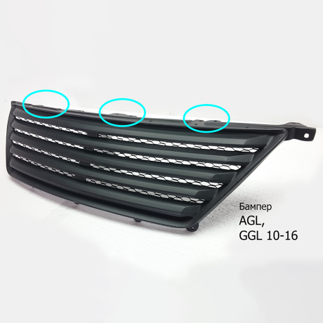 Решетка радиатора "LX-Mode" для Lexus RX 350 (2008-2012) купить недорого с доставкой в Воронеж