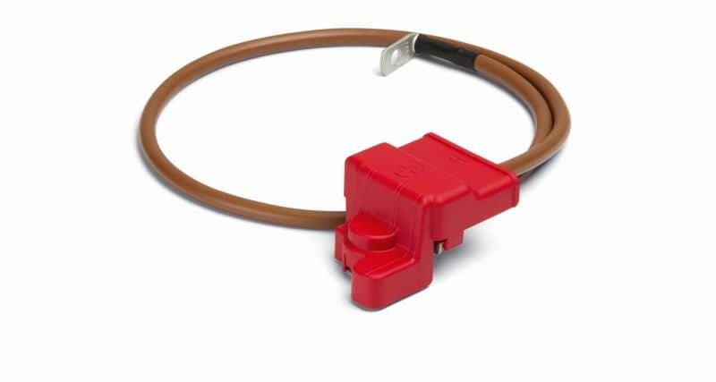 Провод АКБ B@3 2101-21073 "+" (840мм, клемма трехконтактная (МТА) с крышкой) купить недорого с доставкой в Воронеж