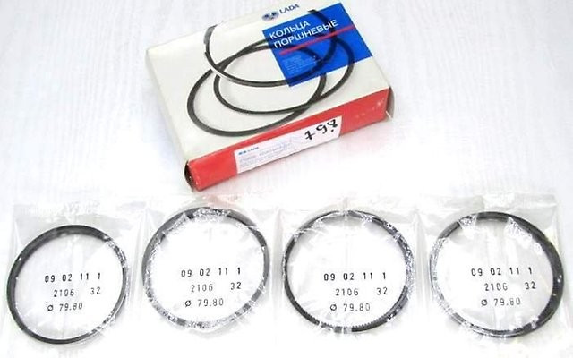 Комплект поршневых колец для B@3 2101-2107 (79.8) хром купить недорого с доставкой в Воронеж