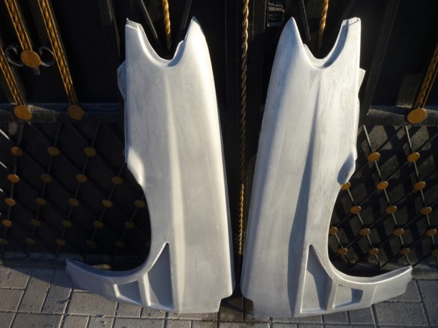 Комплект передних крыльев с жабрами стеклопластиковые для B@3 2114 купить недорого с доставкой в Воронеж