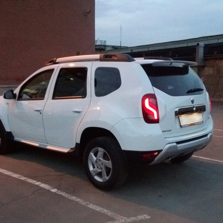 Спойлер угловатый для Renault Duster (2010-2020) купить недорого с доставкой в Воронеж