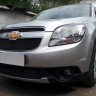 Защита радиатора "Standart" Chevrolet Orlando (2009-2015) верх, чёрная купить недорого с доставкой в Воронеж