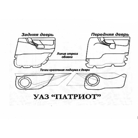подиумы У@З 3163 p@triot до 2013 г. в. (под динамик 16см) купить недорого с доставкой в Воронеж