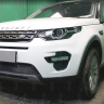 Защита радиатора "Standart" Land Rover Discovery Sport (2014-2019) чёрная купить недорого с доставкой в Воронеж