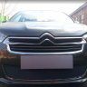 Защита радиатора "Standart" Citroen C4 седан (2013-2016) чёрная купить недорого с доставкой в Воронеж