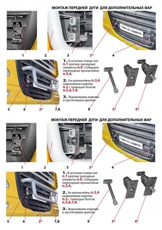 Дуга передняя для дополнительных фар DAF FT XF105.410-460 (2008-2013)(Окрашенное) купить недорого с доставкой в Воронеж
