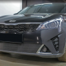 Защита радиатора "Standart" Kia Rio рестайлинг (2020-н.в.) чёрная купить недорого с доставкой в Воронеж