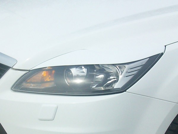 Накладки на фары (реснички) широкие var №1 для Ford Focus 2 (2008-2011) купить недорого с доставкой в Воронеж