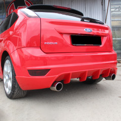 Накладка (юбка) заднего бампера "Lord" для Ford Focus 2 (2008-2011)
