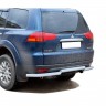 Защита заднего бампера «Каскад» (d63,5) для Mitsubishi Pajero Sport (2008-2013)(Окрашенное) купить недорого с доставкой в Воронеж