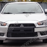 Воздуховоды радиатора в передний бампер (Цельные) var №2 для Mitsubishi Lancer X (2007-2010) купить недорого с доставкой в Воронеж