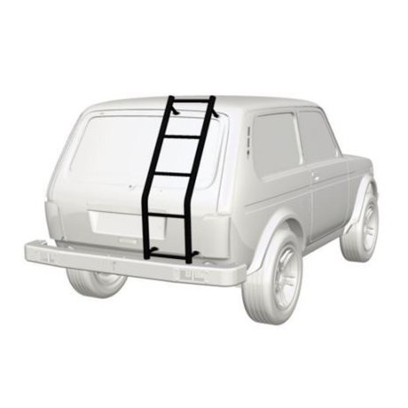 Лестница на заднюю дверь для L@DA 4х4, 3 дв., 5 дв., Urban (окраска 3-х слойная) купить недорого с доставкой в Воронеж