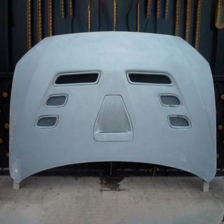 Капот стеклопластиковый "EVO style №2" для Mitsubishi Lancer X рестайлинг (13кг) купить недорого с доставкой в Воронеж