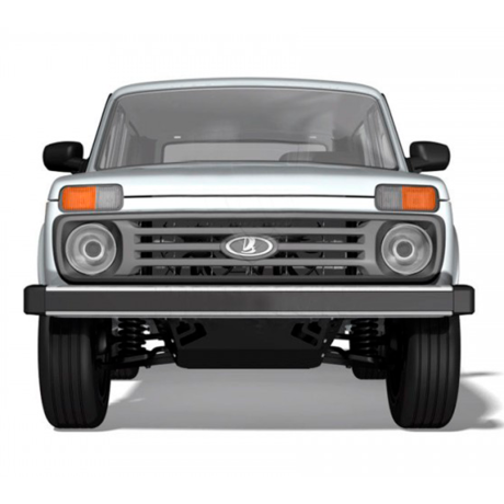 защита двигателя и осей нижних рычагов f-design для L@DA 4x4, urban, стальная 3мм, (не окрашенная) купить недорого с доставкой в Воронеж