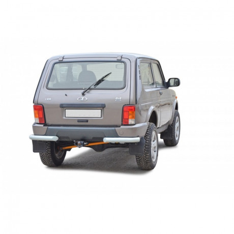 Защита заднего бампера «Уголки ЛЮКС» L@DA 4x4 Urban купить недорого с доставкой в Воронеж