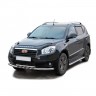 Защита переднего бампера «Труба двойная» (d63,5) для Geely Emgrand X7 (2013-2016)(Окрашенное) купить недорого с доставкой в Воронеж