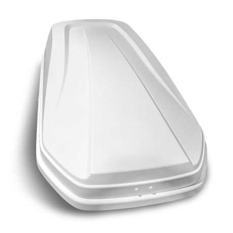 Бокс-багажник на крышу Аэродинамический White "ACTIVE S" ДВУСТОРОННЕЕ открывание купить недорого с доставкой в Воронеж