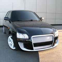 Бампер передний &quot;Робот&quot; B@3 2170, 2171, 2172 L@DA Prior@ (Под ПТФ)