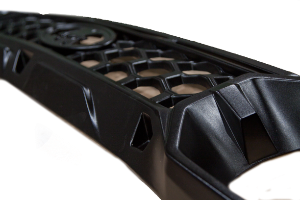 Решетка радиатора "TITAN" для B@3 2121, 21213, 21214, 2131 "L@DA 4x4" (с защитной сеткой) Черное матовое купить недорого с доставкой в Воронеж