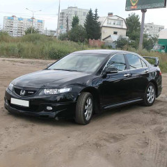 Накладки на пороги "Mugen" для Honda Accord (2004-2008)