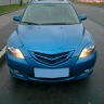 Решетка радиатора "Значок" для Mazda 3, хэтчбэк (2003-2009) купить недорого с доставкой в Воронеж