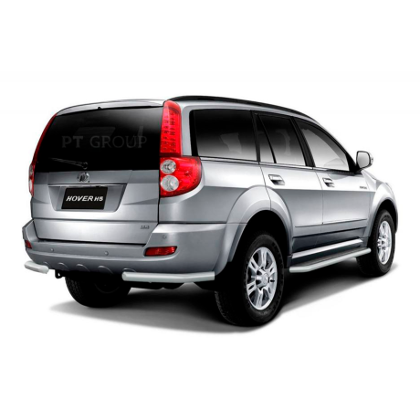 Защита заднего бампера угловая d63мм ИСКРА (ППК) GREAT WALL Hover H5 (2011-н.в.) купить недорого с доставкой в Воронеж