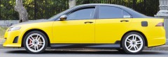 Накладки на пороги "Mugen" Honda Accord VII рестайлинг (2006-2007 г.в.)